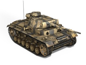 pzkpfw iii - panzer 3 - ausfl - 223 Modelo 3D