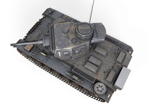 pzkpfw iii - panzer 3 - ausfj - 1k 3D 모델