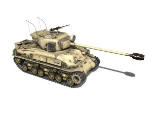 m51 - israel super sherman - 1 3D Model