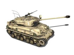 m51 - israel super sherman - 1 3D Model
