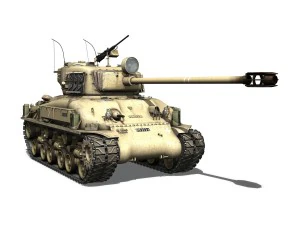 m51 - israel super sherman - 1 3D Model