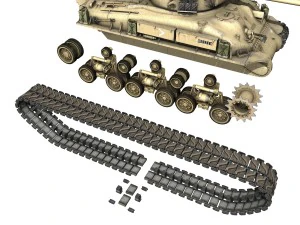 m51 - israel super sherman - 1 3D Model