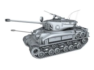 m51 - israel super sherman - 1 3D Model