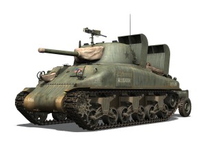 m4a1 sherman - alligator 3D-Modell
