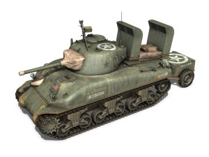 m4a1 sherman - alligator 3D-Modell