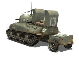 m4a1 sherman - alligator 3D-Modell