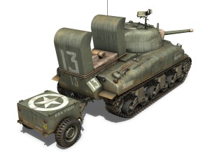 m4a1 sherman - alligator 3D-Modell