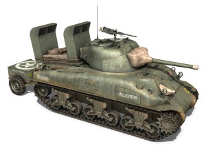m4a1 sherman - alligator 3D-Modell