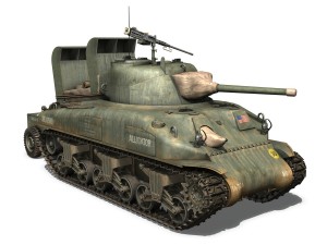 m4a1 sherman - alligator 3D-Modell