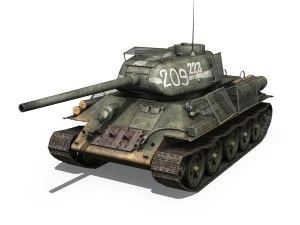 t-34 85 - soviet medium tank - 239 3D Model