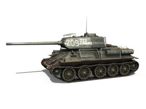 t-34 85 - soviet medium tank - 239 Modelo 3D