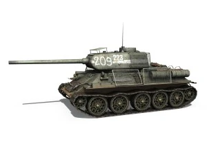 t-34 85 - soviet medium tank - 239 3D Model