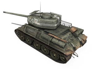 t-34 85 - soviet medium tank - 239 Modelo 3D