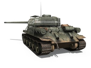 t-34 85 - soviet medium tank - 239 Modelo 3D