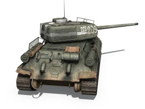 t-34 85 - soviet medium tank - 239 3D Model