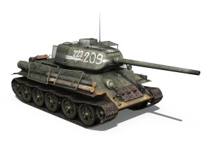 t-34 85 - soviet medium tank - 239 Modelo 3D