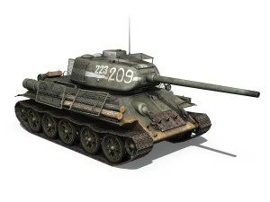 t-34 85 - soviet medium tank - 239 3D Model