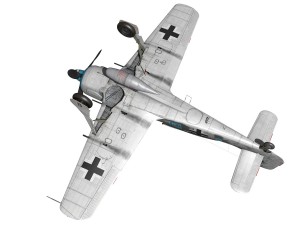 focke wulf - fw190 a8 - blue 8 3D Model