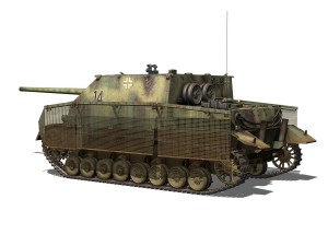 jagdpanzer iv l70 a - 14 Modelo 3D