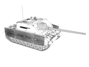 jagdpanzer iv l70 a - 14 Modelo 3D