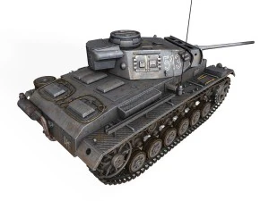 pzkpfw iii - panzer 3 - ausfm - 513 3D Model