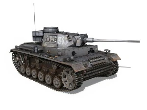 pzkpfw iii - panzer 3 - ausfm - 513 3D Model