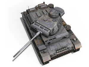 pzkpfw iii - panzer 3 - ausfm - 513 3D Model