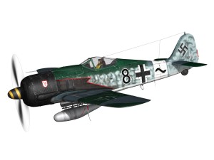 focke wulf - fw190 a8 - black 8 Modelo 3D
