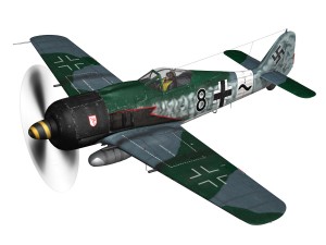 focke wulf - fw190 a8 - black 8 Modelo 3D