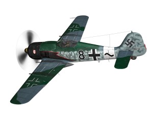 focke wulf - fw190 a8 - black 8 Modelo 3D