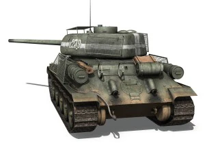 t-34 85 - soviet medium tank - 239 3D Model