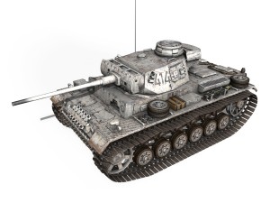 pzkpfw iii - panzer 3 - ausfm - 414 3D Model