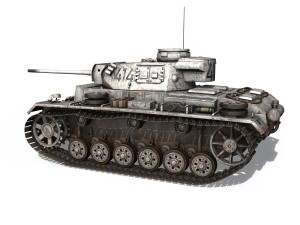 pzkpfw iii - panzer 3 - ausfm - 414 3D Model