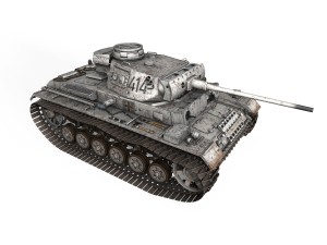 pzkpfw iii - panzer 3 - ausfm - 414 3D Model