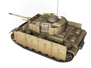 pzkpfw iii - panzer 3 - ausfm - 631 3D 模型