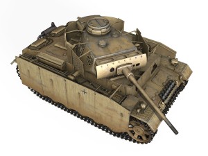 pzkpfw iii - panzer 3 - ausfm - 631 3D 模型