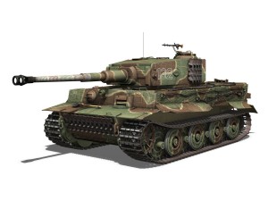 panzer vi - tiger - 132 - late production 3D-Modell