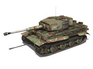 panzer vi - tiger - 132 - late production 3D-Modell