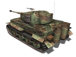 panzer vi - tiger - 132 - late production 3D-Modell