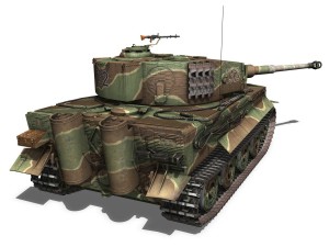 panzer vi - tiger - 132 - late production 3D-Modell