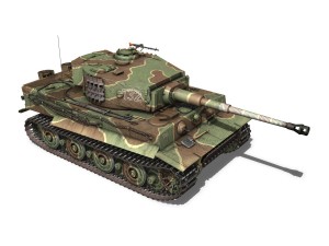 panzer vi - tiger - 132 - late production 3D-Modell