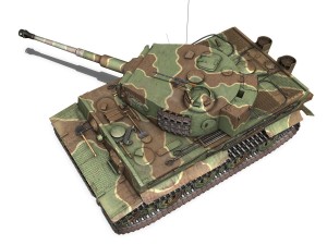 panzer vi - tiger - 132 - late production 3D-Modell