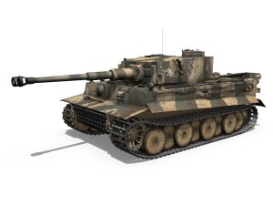 panzer vi - tiger - s21 - early production 3D Model