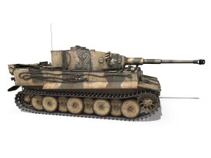 panzer vi - tiger - s21 - early production 3D Model