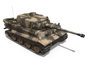 panzer vi - tiger - s21 - early production 3D Model