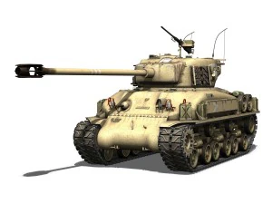 m51 israel super sherman - 51 3D Model