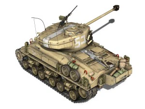 m51 israel super sherman - 51 3D Model