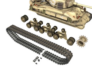 m51 israel super sherman - 51 Model 3D