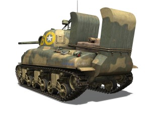 m4a1 sherman - 16 Model 3D