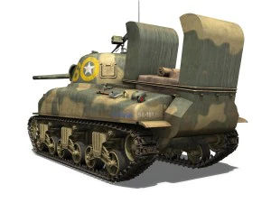 m4a1 sherman - 16 3D Model